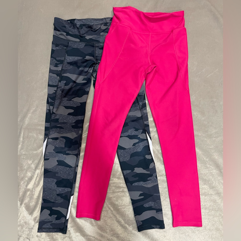 Old Navy Hot Pink and Camo Kids Leggings